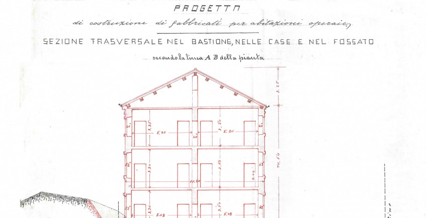 Progetto per le abitazioni degli operai di Casale Monferrato
