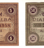 Carta moneta del magazzino sociale di Diano d'Alba