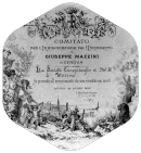 Società Campidoglio di Torino. diploma celebrativo di Mazzini