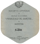 Ststuto della Società di Lacedonia, intitolata a Francesco De Santis