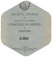 ststuto della Società di Lacedonia, intitolata a Francesco De Santis
