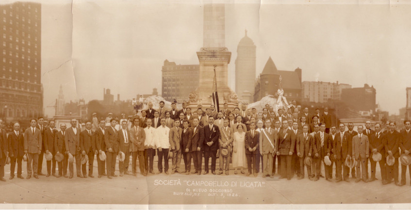 foto ricordo ella Società Campobello di Licata e Buffalo, N.Y.